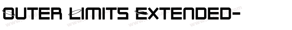 Outer Limits Extended字体转换